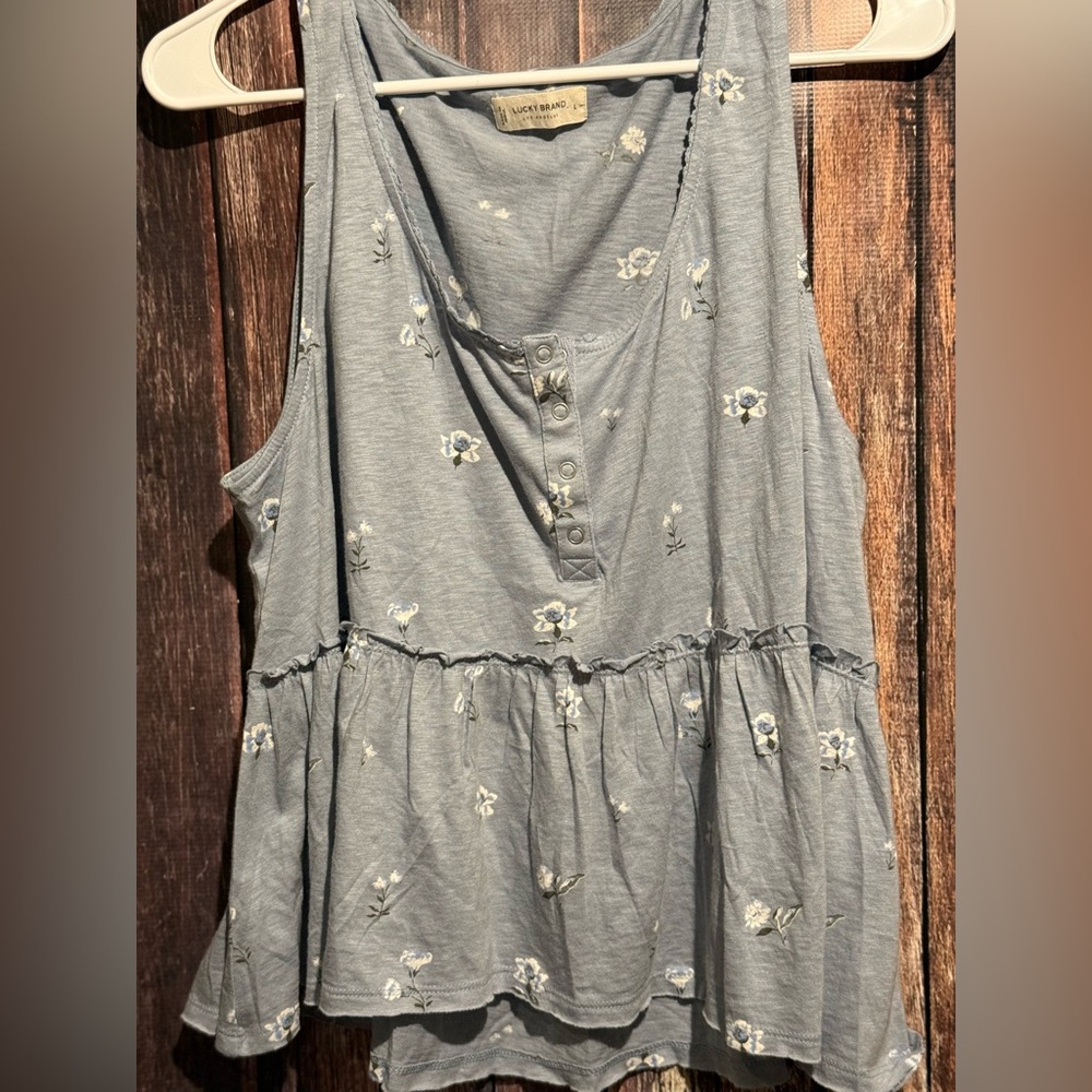 Lucky Brand Floral Sleeveless Top